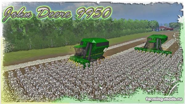 John Deere 9950 Cotton Combine v 1.2