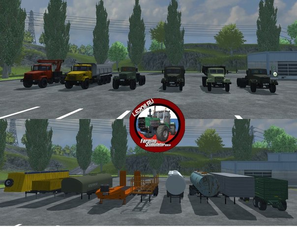 KrAZ and Trailers Pack