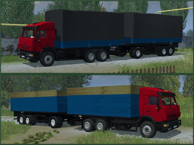 КамАЗ 65117 и Прицеп v2.0