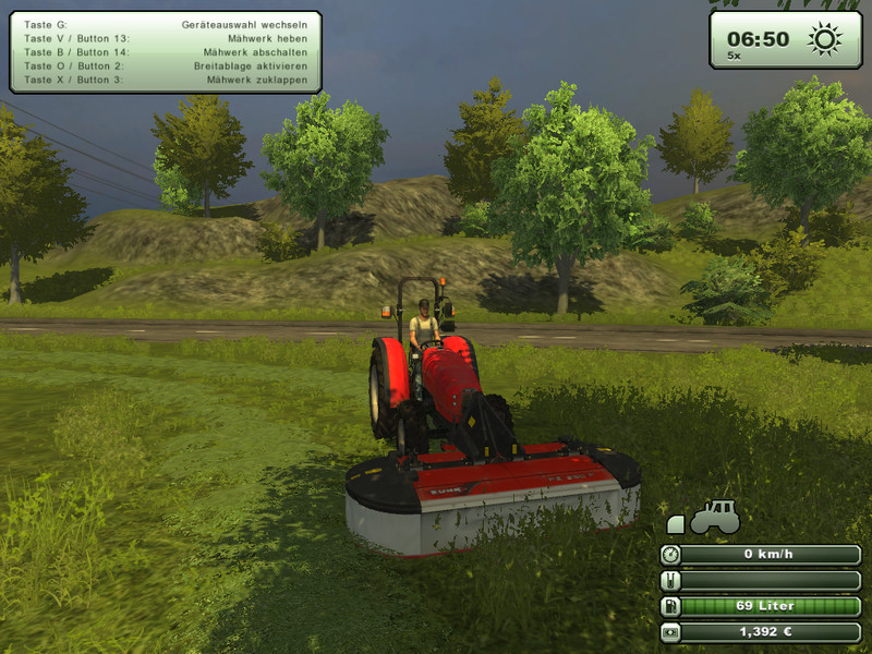 KUHN PZ 280 F V 2.0 MIT SCHWADABLAGE