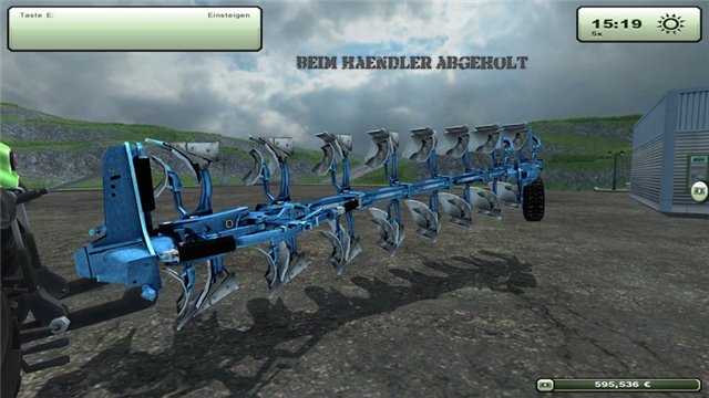 Lemken Juwel 8 Schaar Pflug v1.0 [mp]