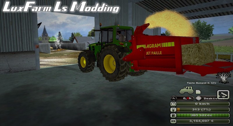 ONE SPREADER AGRAM JET DE PAILLE RANGE V 1.0