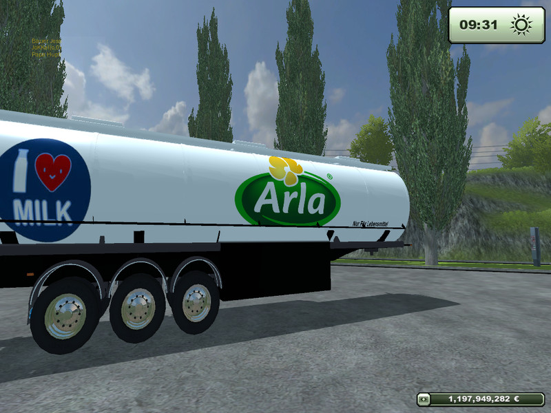 MILK TRAILER WITH ARLA SKIN V 1.0