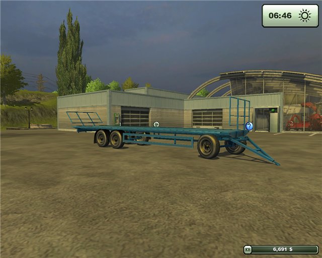 universal bale trailer