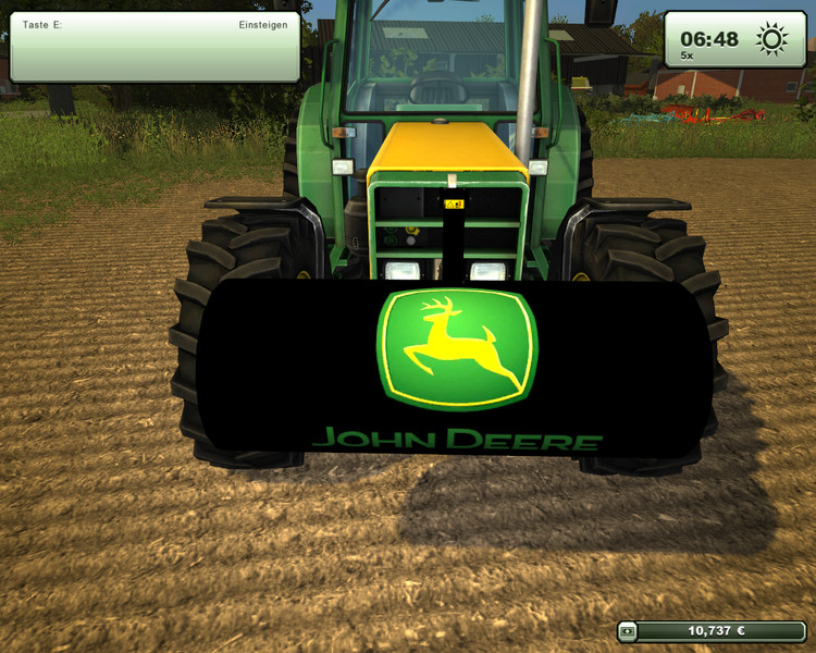 JOHN DEER WEIGHT 700KG V 1