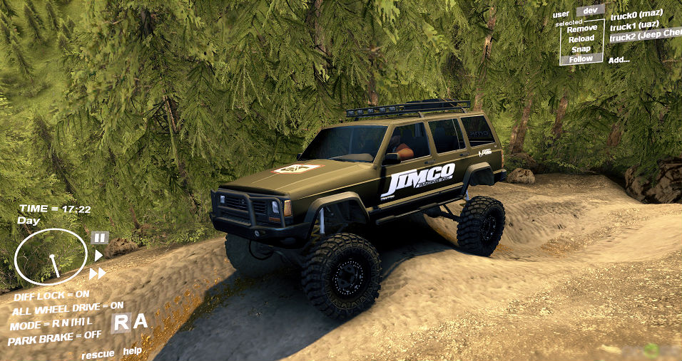 Мод Jeep Cherokee SID 1.0