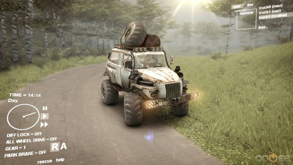 Мод Уралива v 1.0 для Spin Tires 2013 DEV DEMO