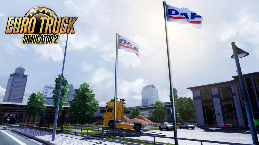 Euro Truck Simulator 2: Gold Bundle [v 1.8.2.5s + 3 DLC] (2013)