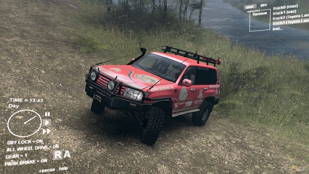 Мод Toyota Landcruiser 100 v2