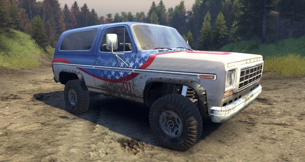 Внедорожник Ford Bronco 80s бензовоз