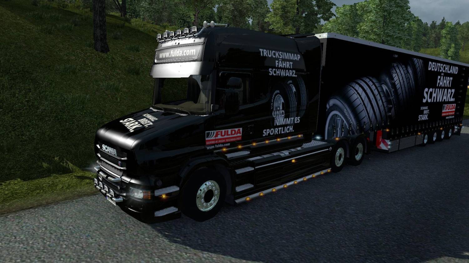 Грузовик Scania T Longline reworked v 1.9