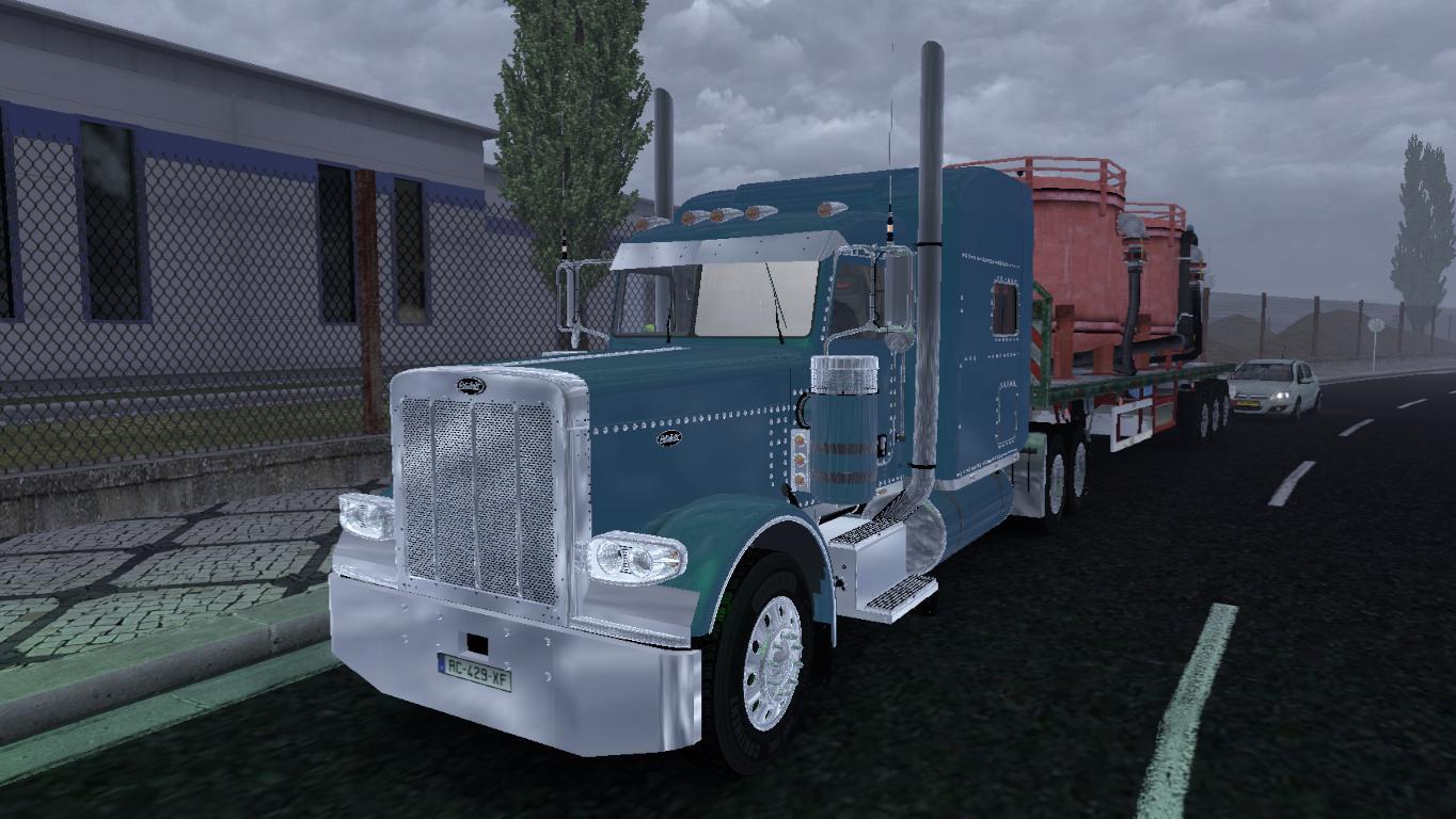 Грузовик Peterbilt 389 v3.1 + звуки и двигатель