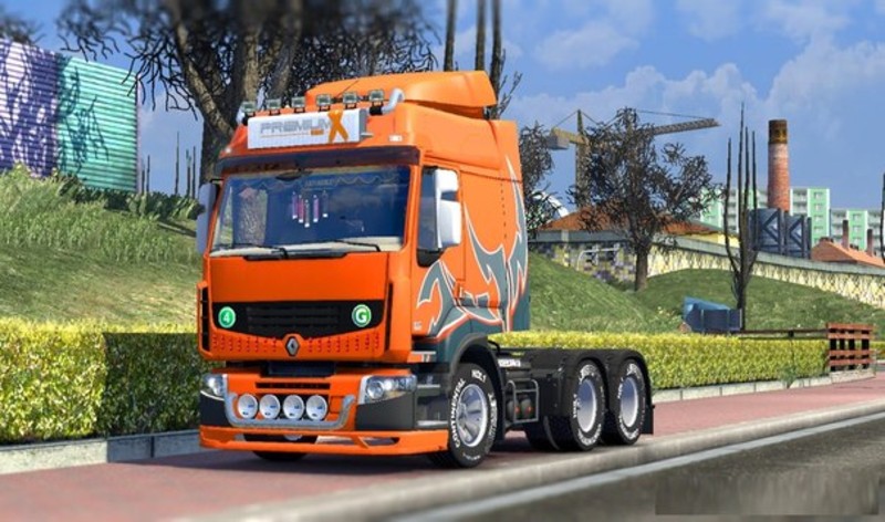 Мод Renault Premium + интерьер V2.2