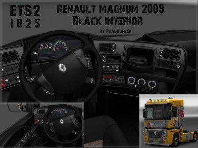 Мод "Черный интерьер для Renault"
