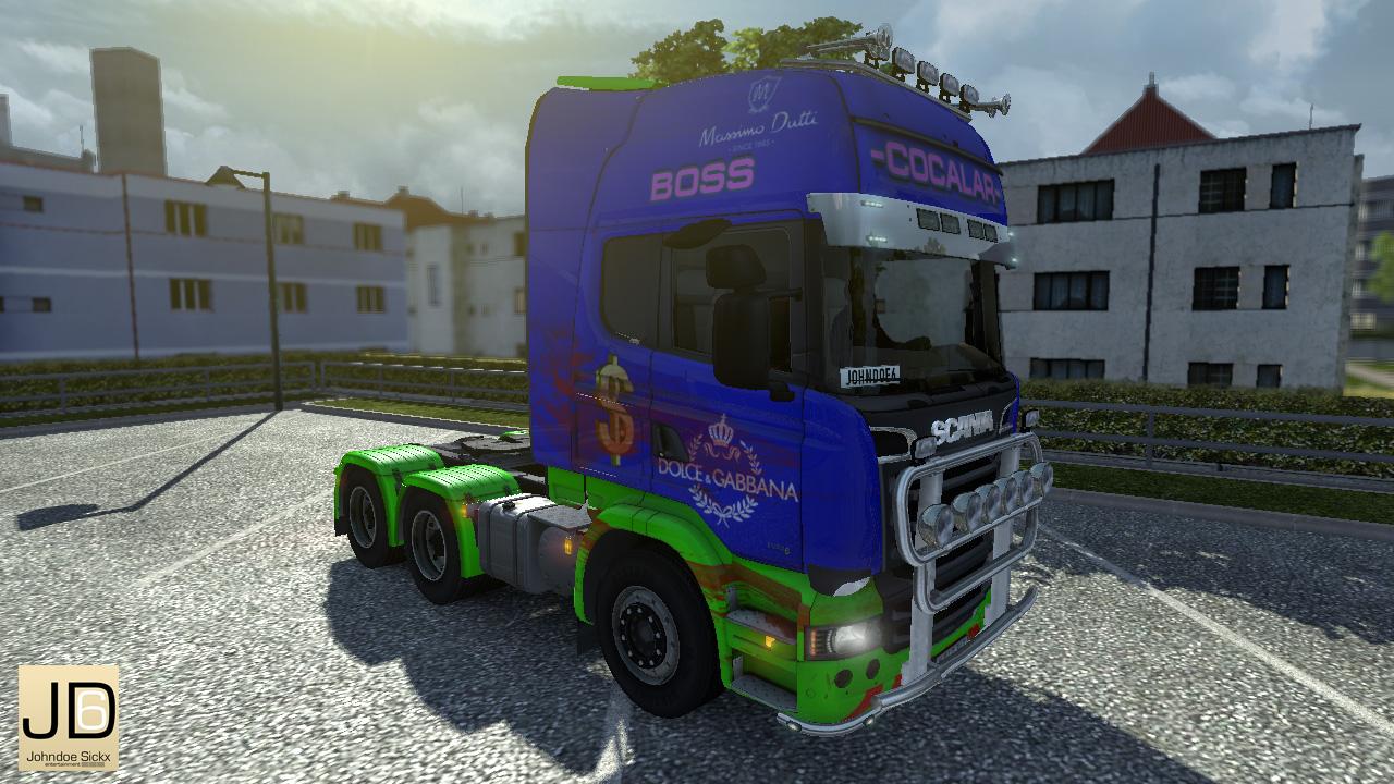 Скин Bloody Cocalar для Scania Streamline