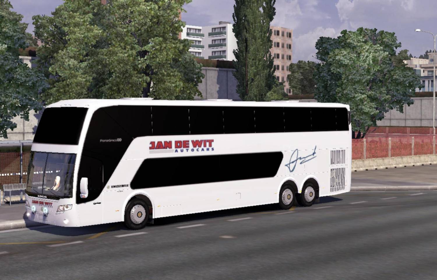 Автобус PanoDD6x2 и скин Jan de Wit Touringcars