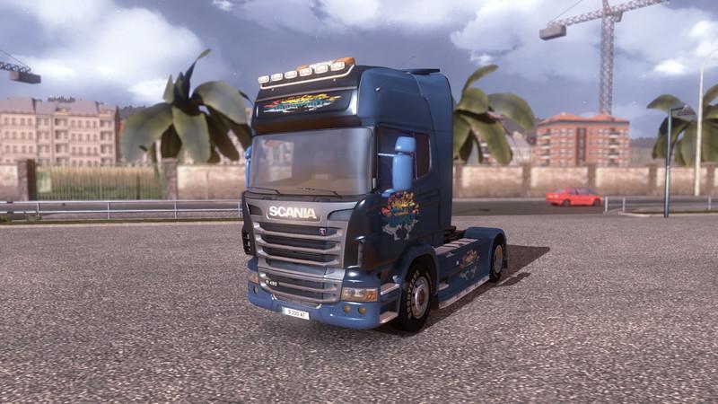 Скин для грузовика Scania R