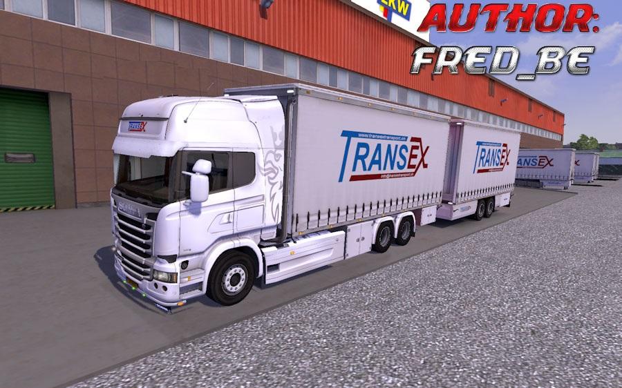 Скин ProfiLiner Tandem Transex для Scania