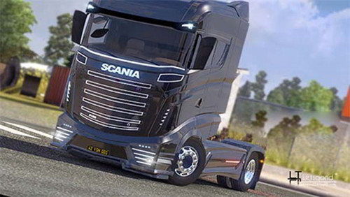 Сборник звуков для грузовика Scania
