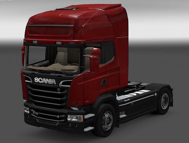 Мод Черное шасси для Scania Streamline