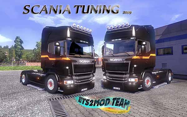 Scania tuning 2009, шасси, подвеска
