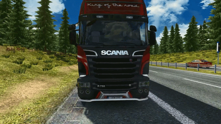 Звук выхлопа для Scania V8