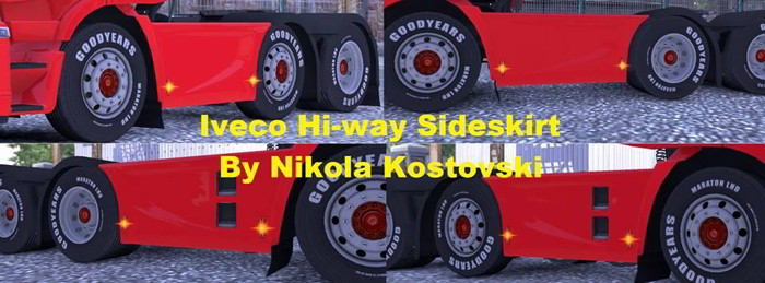 Мод Боковые юбки Iveco Hi-Way