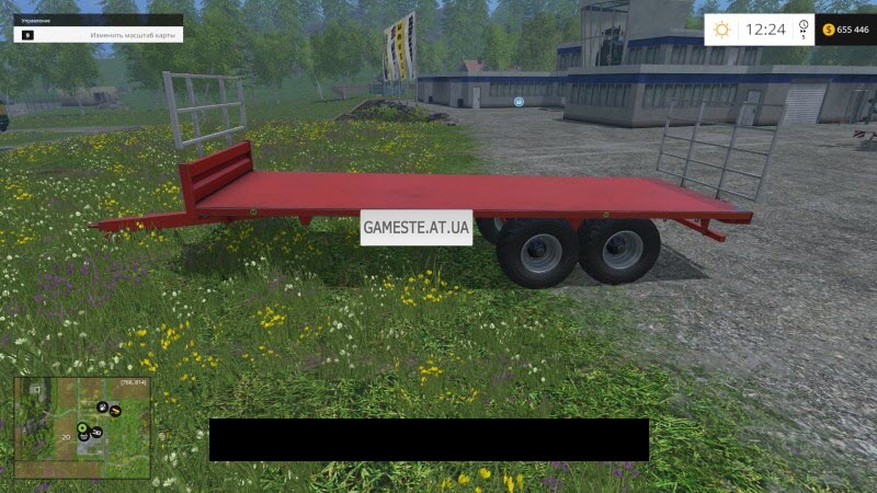 Marshall BC 25 Bale Trailer v1.0