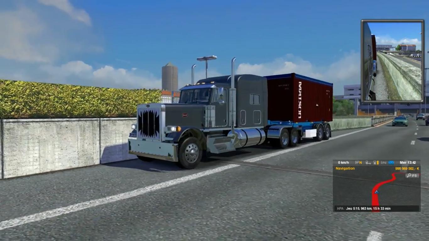 Звуковой мод Peterbilt 379 CAT 3406