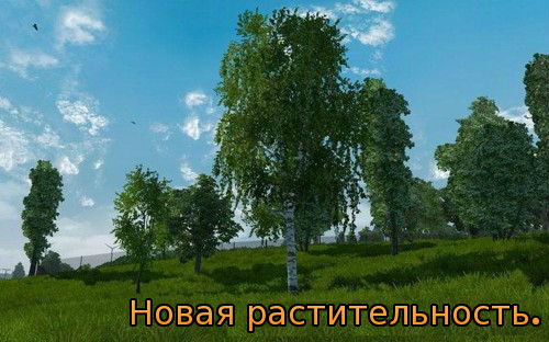 Мод Новая растительность