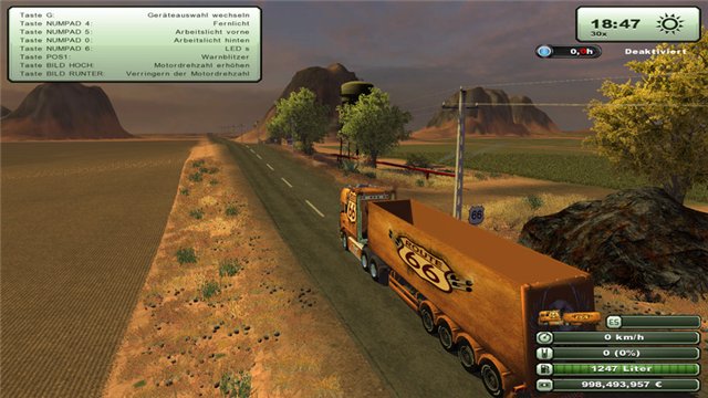 Scania Longline Route 66 v1.0 [mp]
