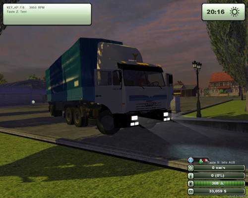 kamaz54115v2+ полуприцеп