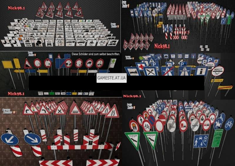 Strassenschilder Pack v3.3